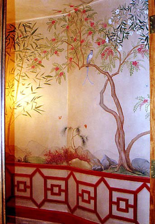 Chinoiserie powderroom