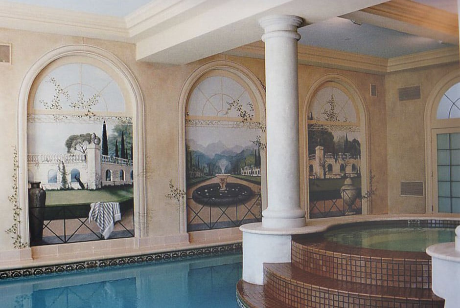 Pool mural